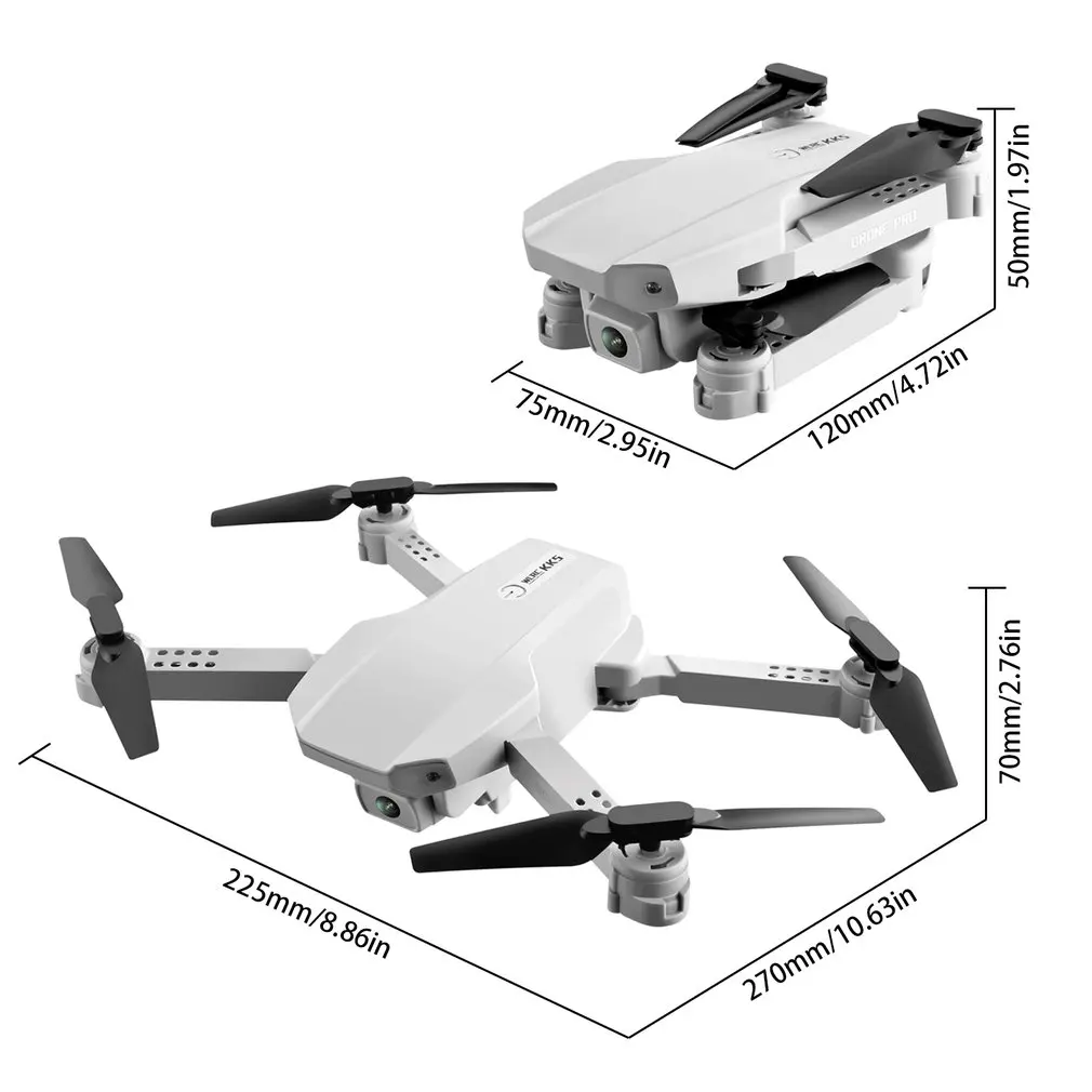 

New Drone UAV Quadcopter with 4K HD Camera Mini Drone Altitude Hold Mode RC Quadcopter Folding 360 Aircraft