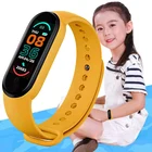 M6 детские наручные часы для детей спортивные штаны для мальчиков и девочек браслет детский Цифровой Шагомер Браслет фитнес трекер Смарт-часы