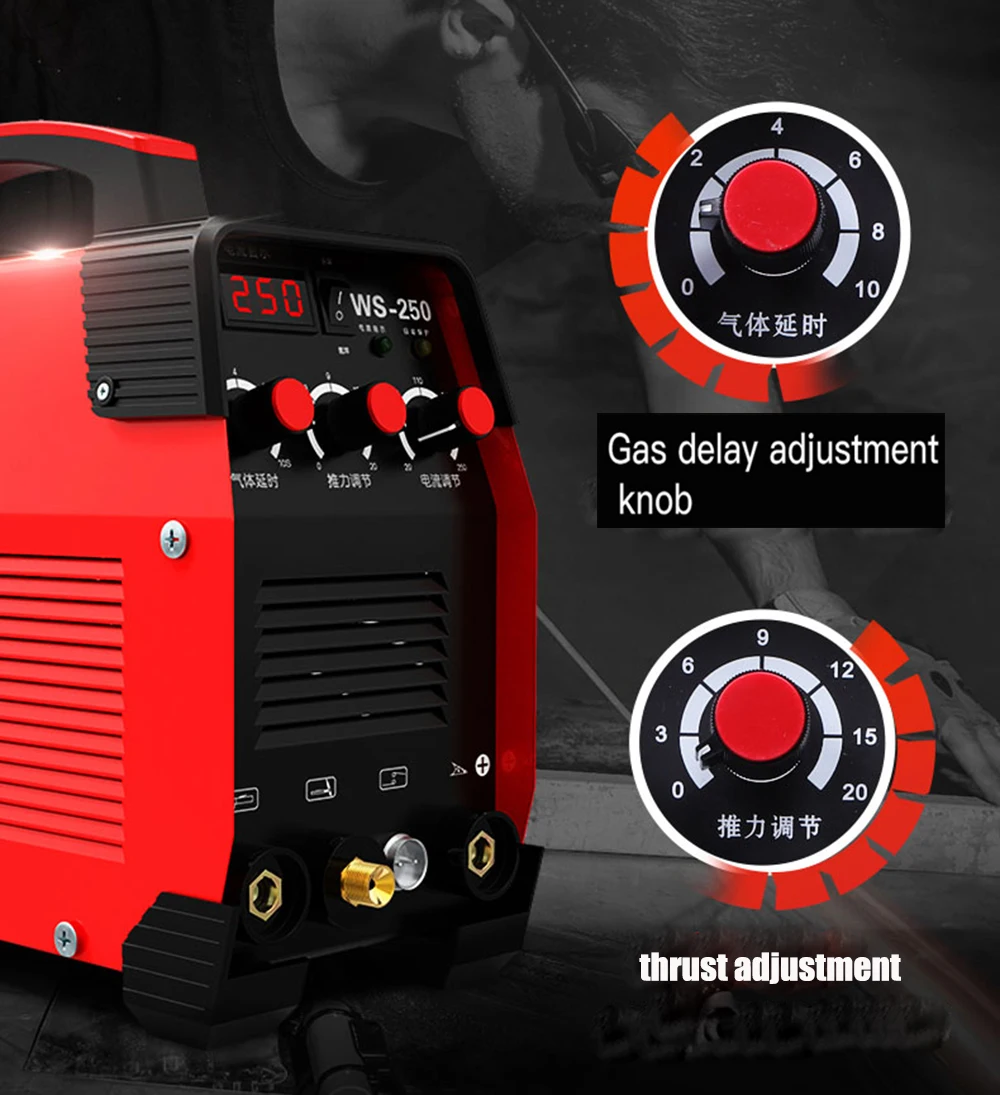 Сварочный аппарат ARC/TIG 2 в 1 WS 250A ARC многофункциональный портативный