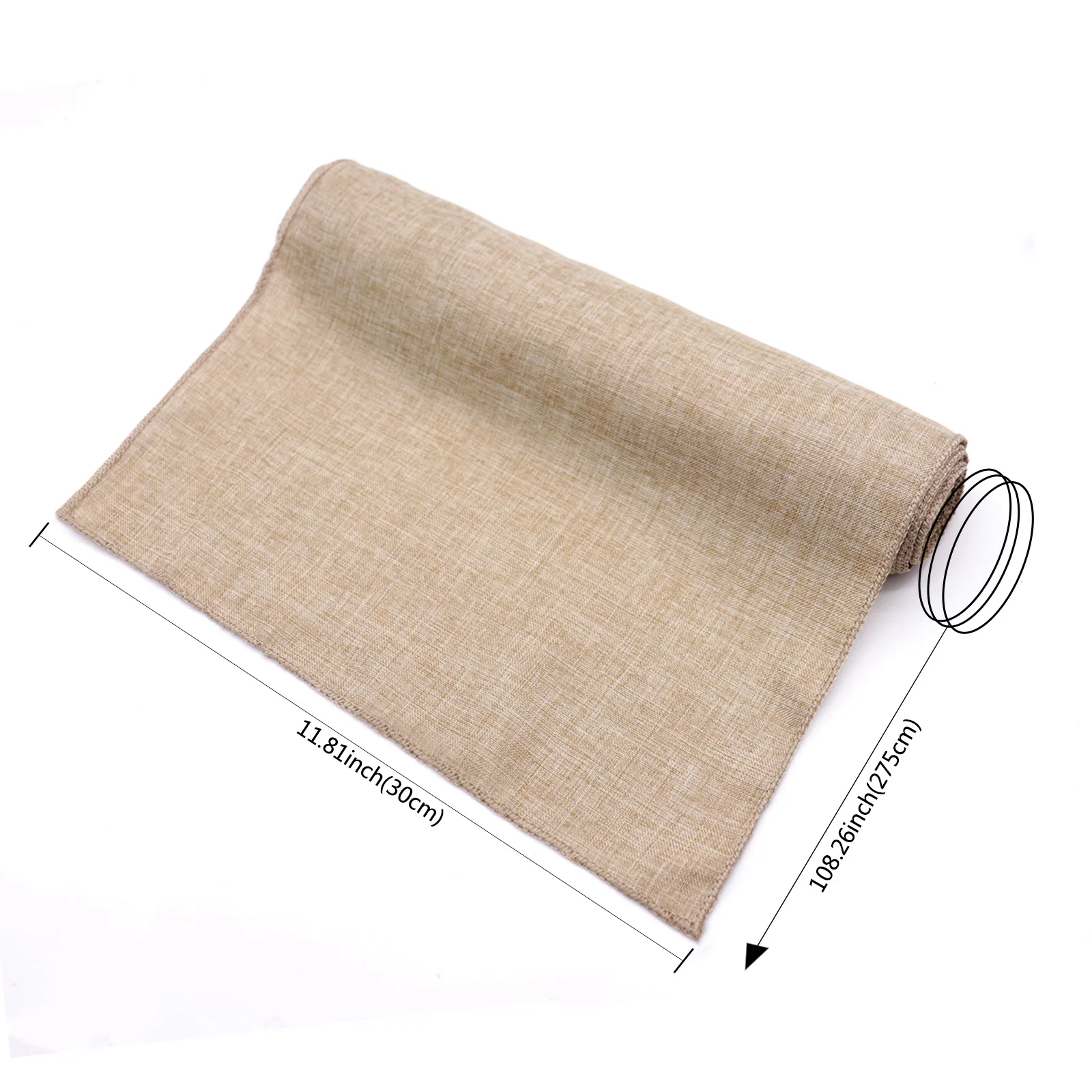 

1pcs Burlap Table Runner Jute Imitated Linen Tablecloth Rustic Wedding Party Banquet Decoration Home Textiles for Home Supplies