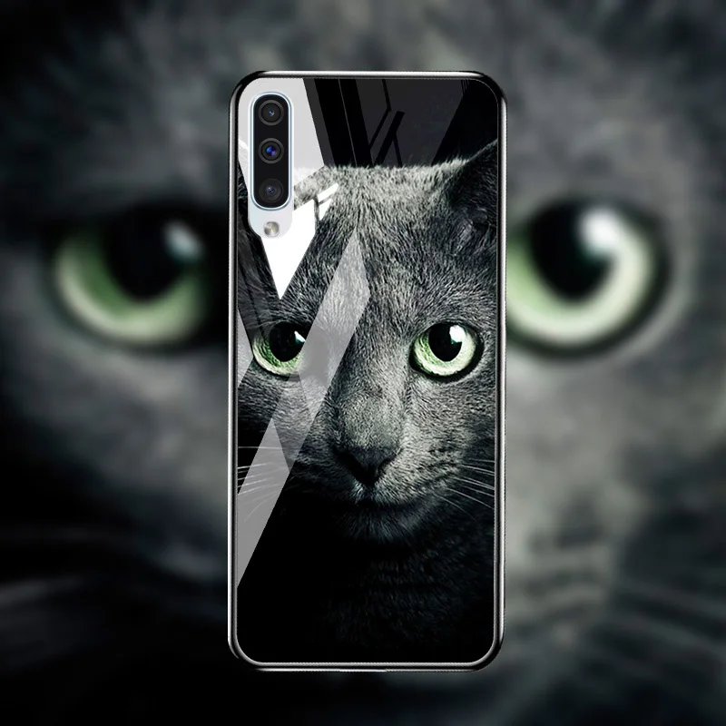 B102 Закаленное Стекло чехол СПС samsung Galaxy A50 A70 A40 A30 A20 A60 A10 A80 A90 5G A50s A20s A10s чехол samsung A7 A8 плюс Чехол - Цвет: B102
