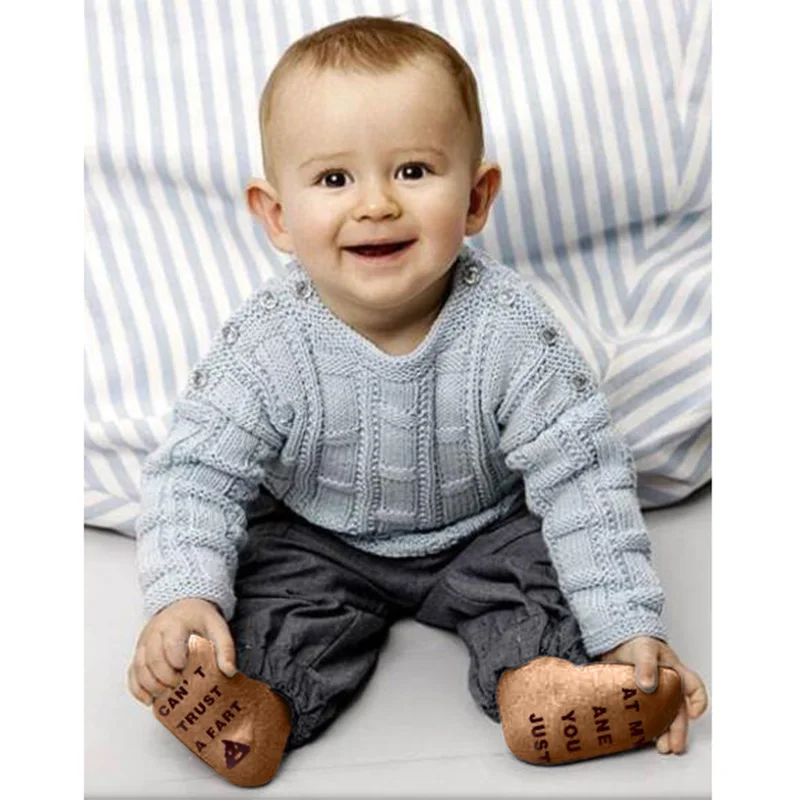 Очень милые забавные носки для малышей подарок новорожденного мальчика и