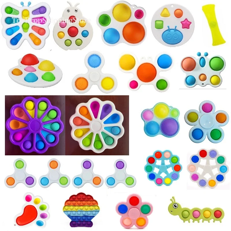 

Fidget Simple Dimple Toy Fat Brain Toys Anti Stress Relief Hand Fidget Toys For Kids Audlt Early Educational Autism Special Need
