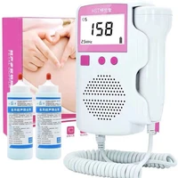 doppler fetal heart rate monitor 3 0mhz for pregnant without radiation stethoscope listening to fetal baby heart rate tool