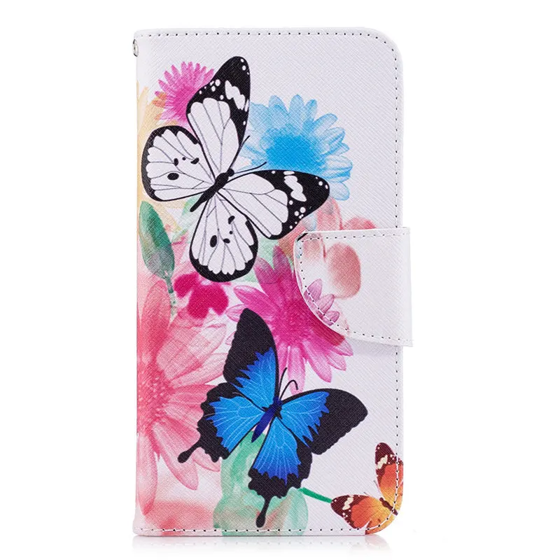2 Butterflies Чехол для телефона с откидной крышкой чехол для LG G7 ThinQ G6 мини G5 Q6 K7 K8 K10 V20 V30 Stylo4 G3 сливовое дерево чехол-кошелек кожаный мешок D07Z - Цвет: 2 Butterflies