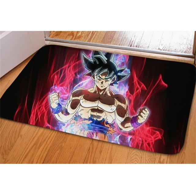HMF708CN HUGSIDEA принт Dragon Ball Z ковры Легенда Супер Saiyan дом вход коврик для кухни Нескользящие Коврики для гостиной передний коврик - Цвет: HMF708CN