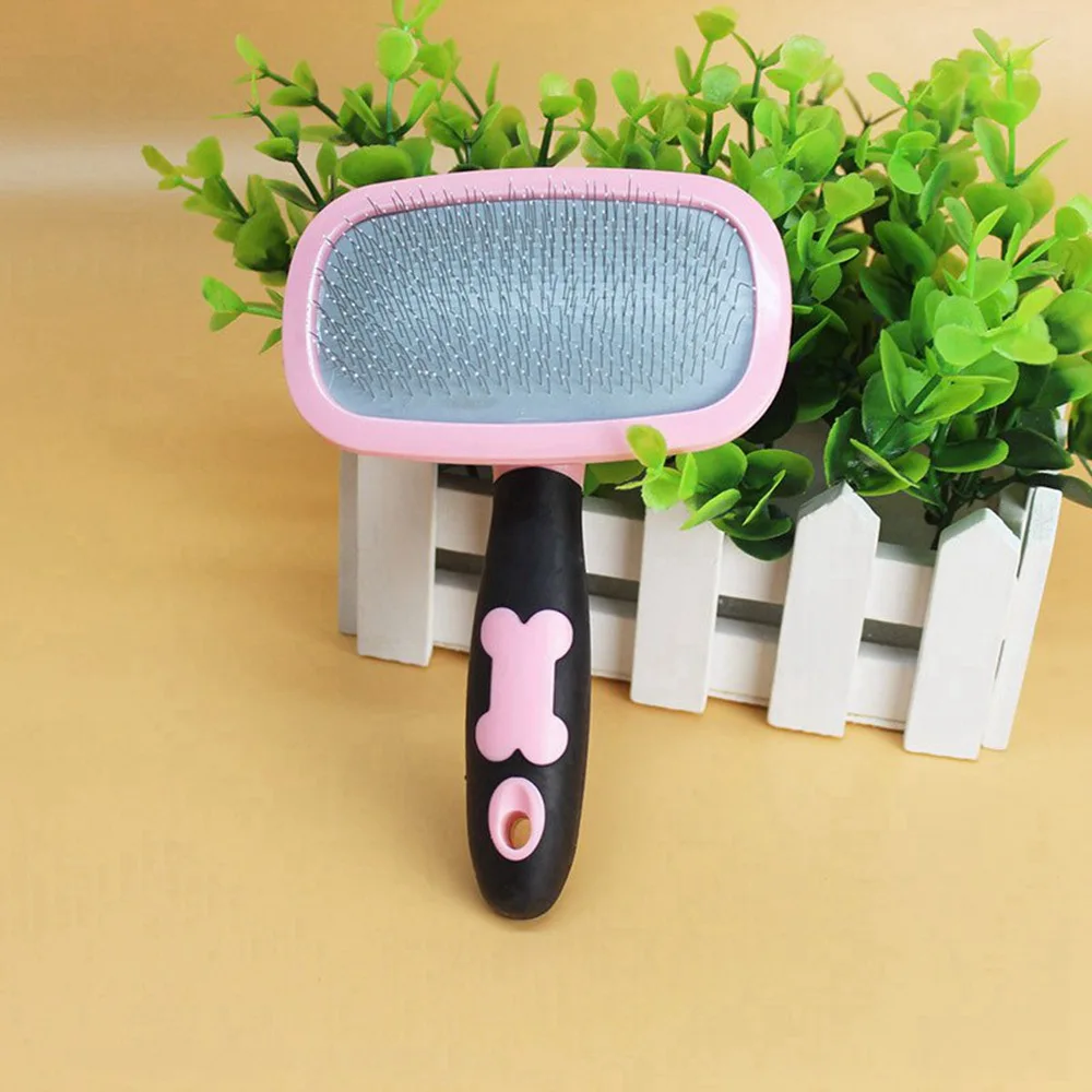 Вращающаяся на 360 градусов Расческа для собак Массажная щетка кошек расчески с