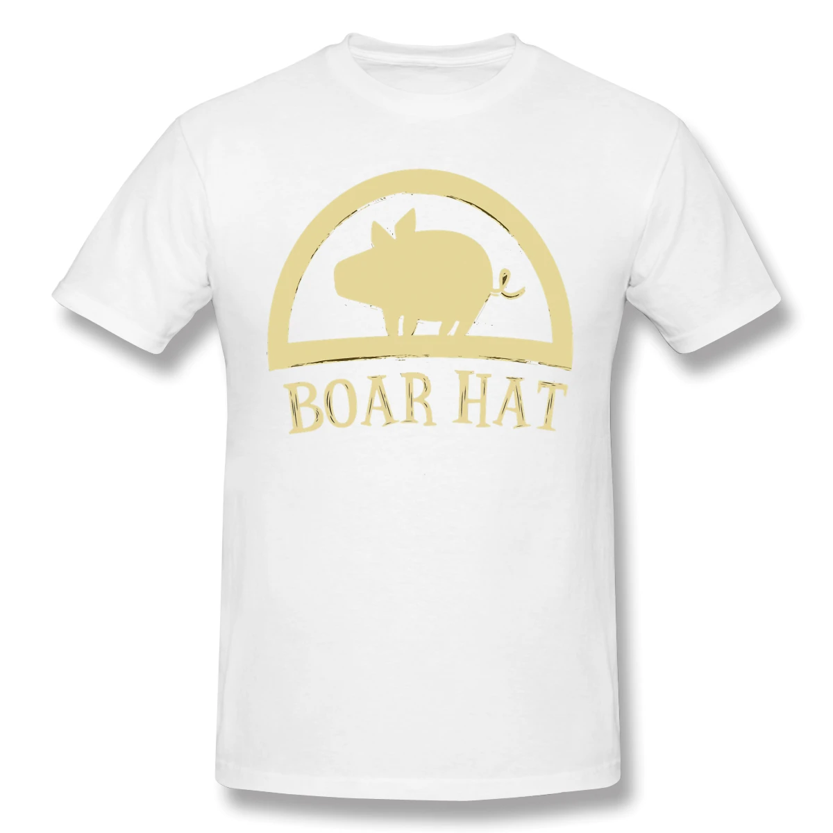 Популярная мужская футболка с коротким рукавом белая принтом Семь смертных