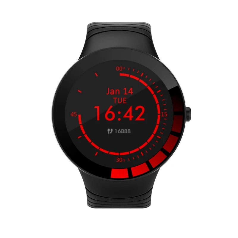 

Sport Smart Watch Men IP68 Waterproof Full Press Screen Silicone Strap Smartwatch For Android IOS Phone Fitness Tracker