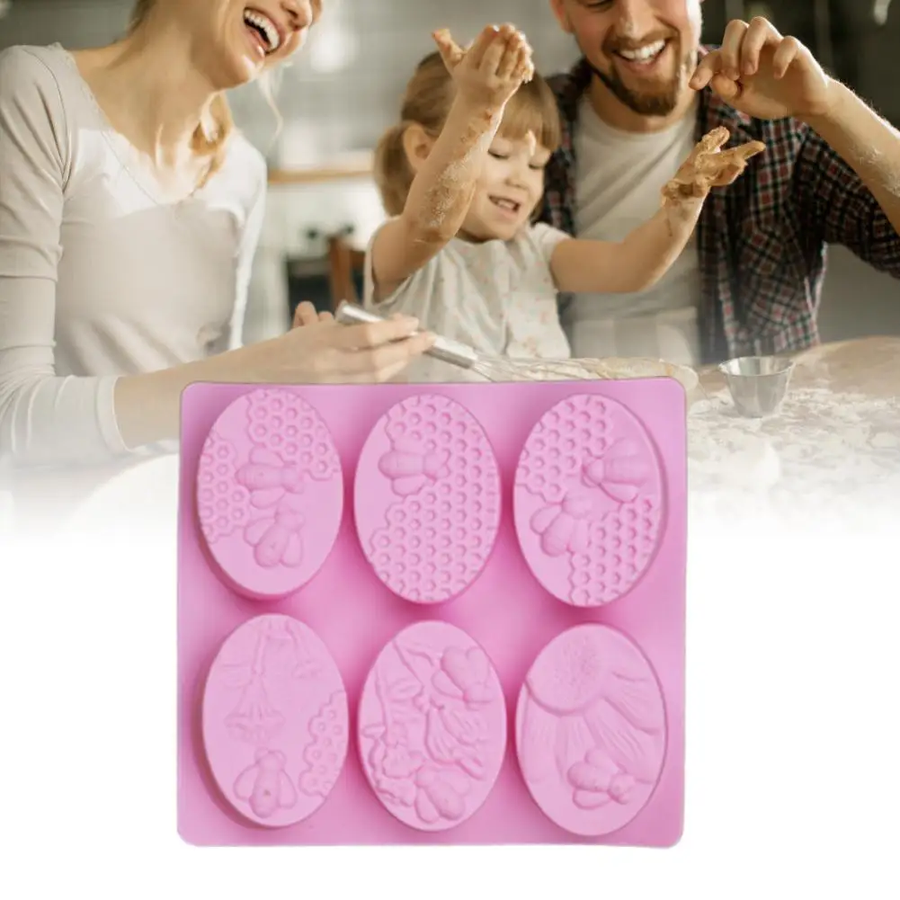 Силиконовая форма для мыла 3D пчелы инструмент сделай сам выпечки сыра мусса