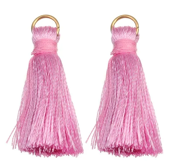 20PCS/lot  Band circle Hanging rope Silk Tassels fringe sewing bang tassel trim key for DIY Embellish curtain access fdg5d