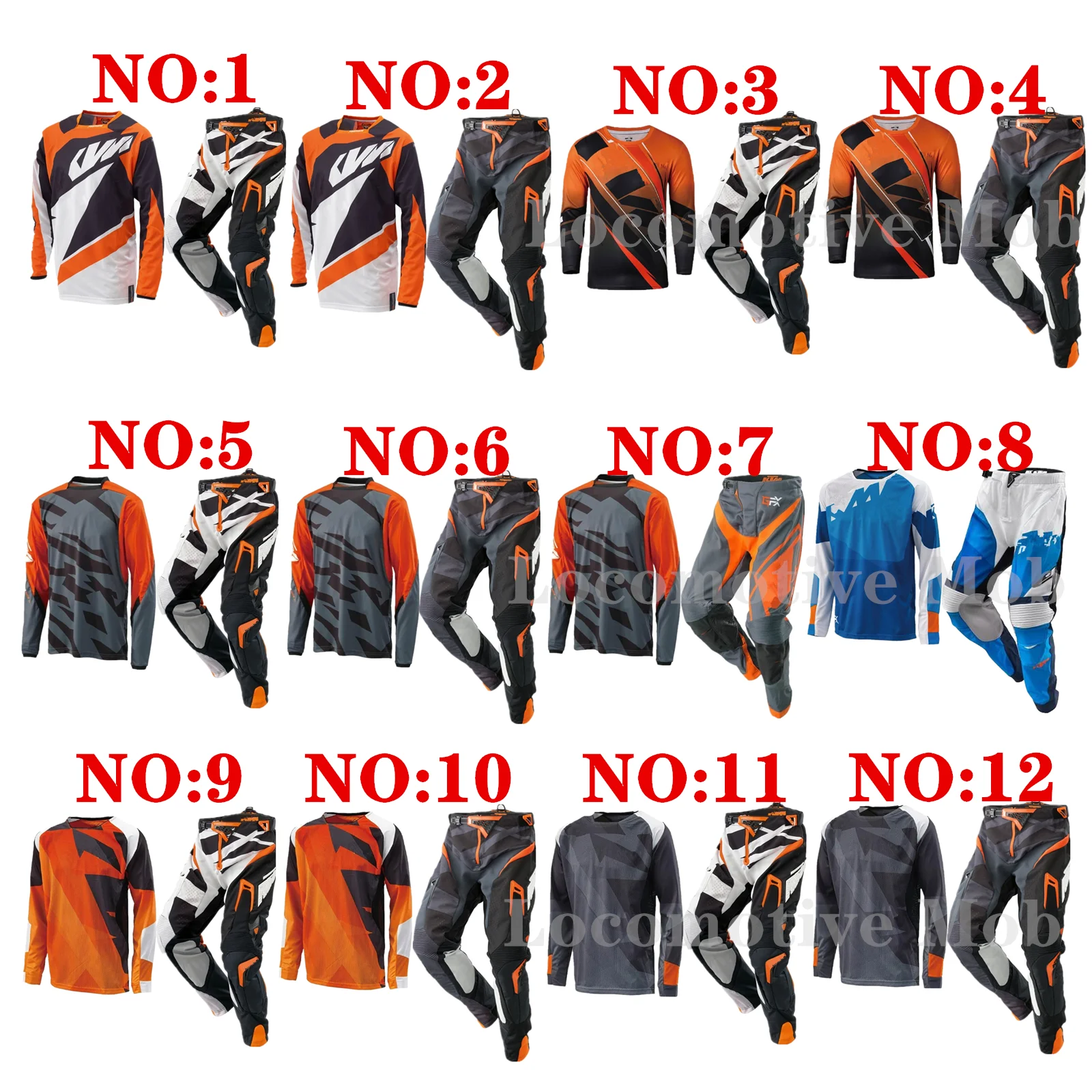 Бесплатная доставка комплект одежды для мотокросса из джерси и штанов MX Combo