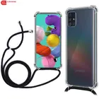 Чехол для Samsung Galaxy S21 Plus S20 S10 Note 20 Ultra A71 A51 A42 A32 A52 A21 A31 A41 A72 A50, чехол с ремешком через плечо