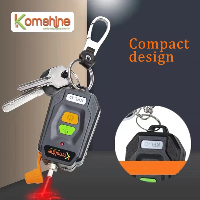 

Komshine KFL-Q 10MW Mini Visual Fault Locator Optical Cable Tester Fiber Optic Break Checker 8-25KM 30MW VFL Red Light