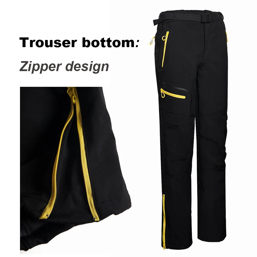 

Waterproof Hiking Suit Men Outdoor Thermal Fleece Softshell Jacket And Pants Sets Fishing Coat Climbing Ski Trekking Trousers