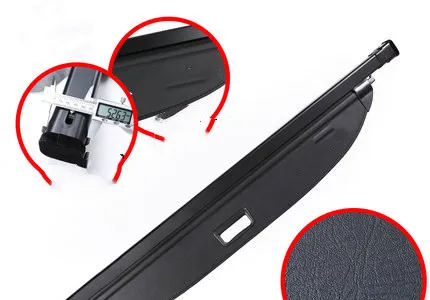 

Rear Cargo Cover ForTUCSON Santafe 2013-21 privacy Trunk Screen Security Shield shade Car Accessories