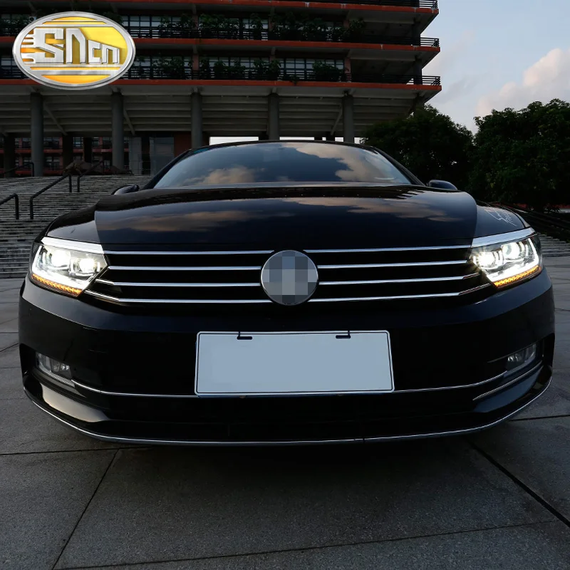 SNCN автомобильный Стайлинг светодиодная фара в сборе для Volkswagen Passat B8 2017 2018 2019