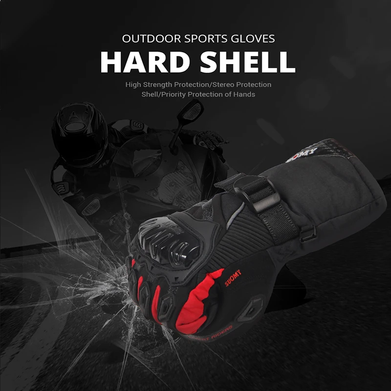 Велосипедные мотоциклетные перчатки мужские водонепроницаемые ветрозащитные