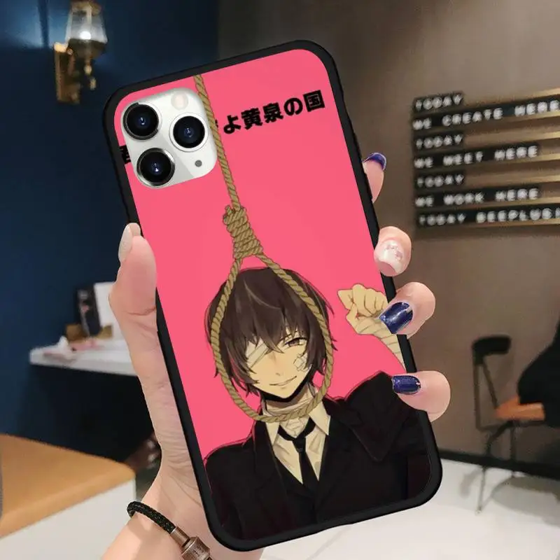 

Bungou Stray Dogs Phone Cases for iPhone 11 12 pro XS MAX 8 7 6 6S Plus X 5S SE 2020 XR Soft silicone
