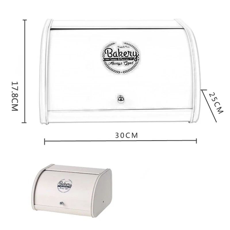 AFBC Европейский Рулон Топ маленький металлический флип-запеченный ящик для хлеба