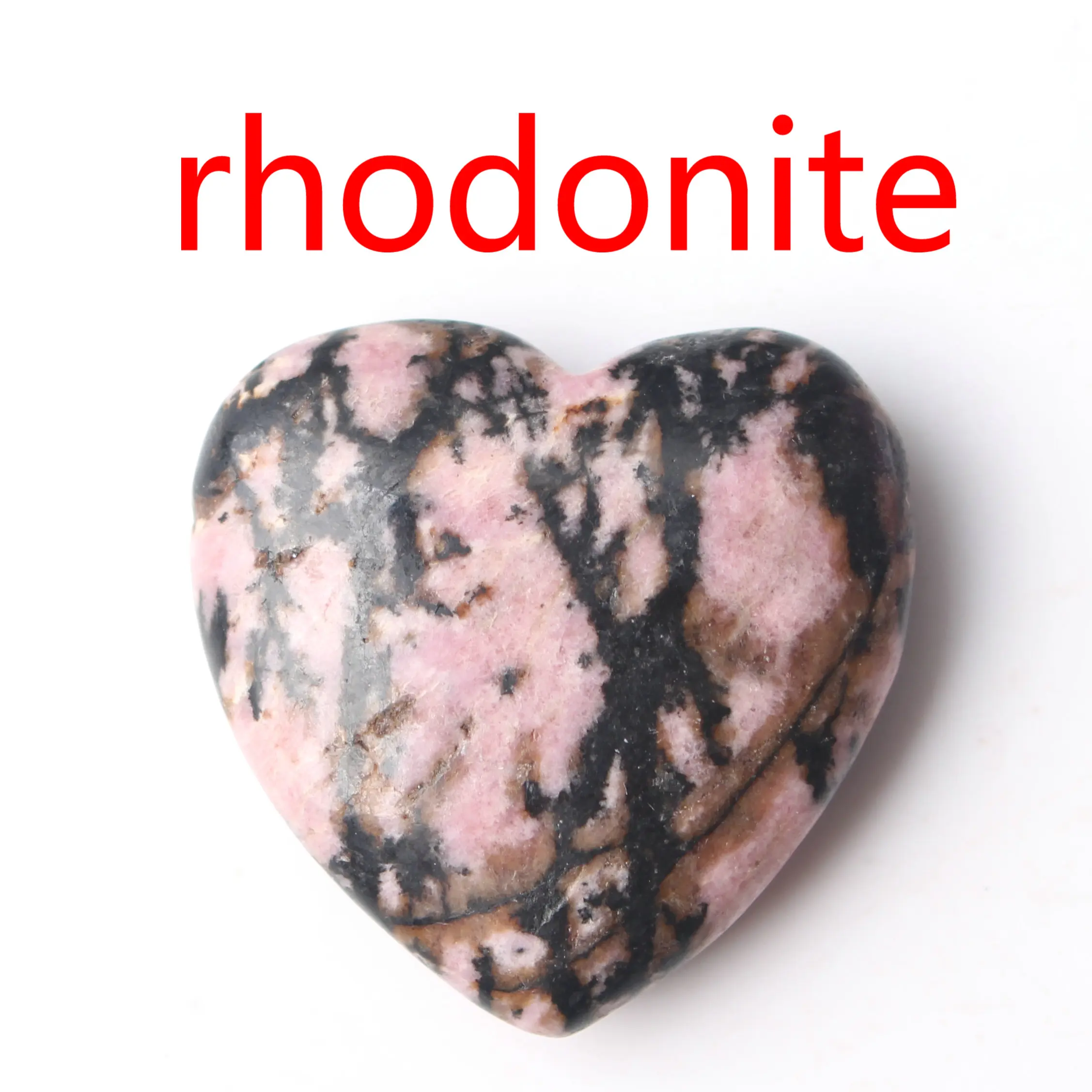 1Piece Rhodonite 1 шт. натуральный в форме сердца, со стразами кулон Тигр глаз Рок розовый кварц флюорит Аметист флюорит драгоценный камень ожерелье рейки заживление - Цвет: 1Piece Rhodonite