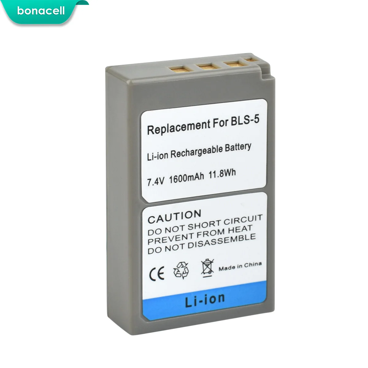 Bonacell PS BLS5 BLS 5 Bls50 батарея для Olympus OM D E M10 ручка PL2 PL5 PL6 PL7 PM2 стилус 1 L15|Цифровые