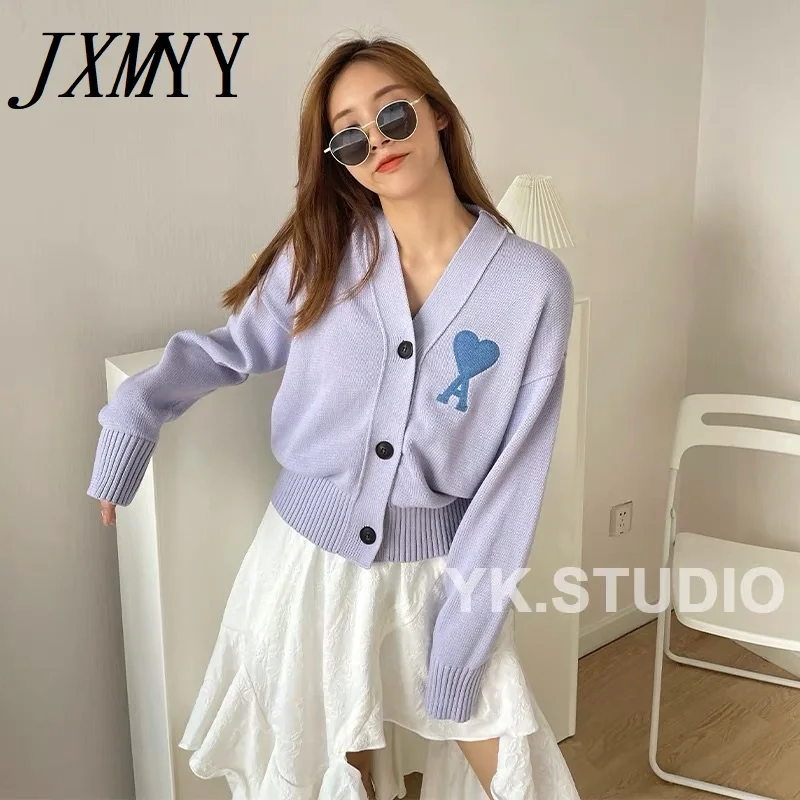 Мужской и Женский вязаный кардиган свободный свитер в Корейском стиле с длинными