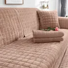 Эластичные чехлы для диванов, универсальные Нескользящие Чехлы L-образной формы для углового дивана в гостиную, 1 шт.