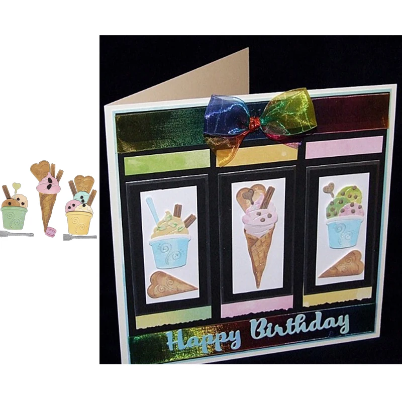 Набор для мороженого форма торта металлическая режущая штампа трафарет