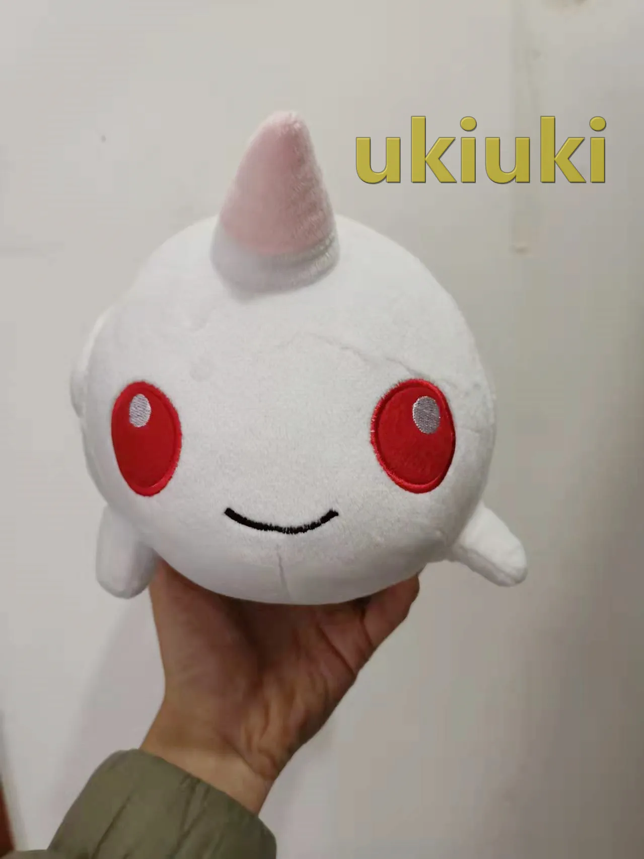 Маленькая симпатичная белая аниме-талисман со звездой хранителя Jinx 38 см мягкая и