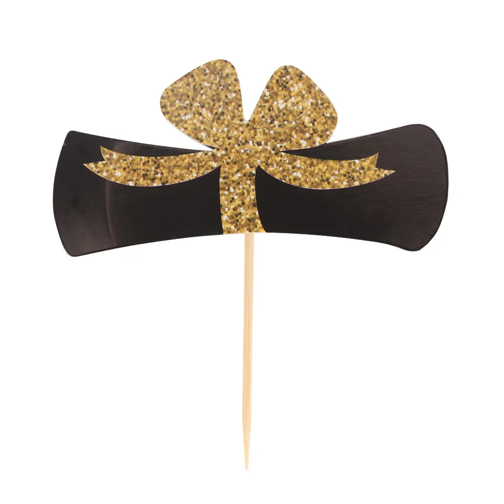 Золотой и черный 48 шт./компл. Bling 2019 + дипломы колпачки Выпускной Декор реквизит для фотостудии|Реквизиты