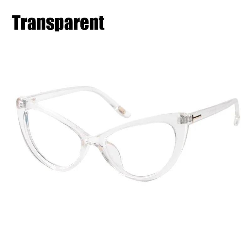 Transparent SOOLALA очки для чтения «кошачий глаз» женские и мужские большие очки для чтения+ 0,5 0,75 1,25 1,75 2,25 до 4,0 пользовательские очки для пресбиопии - Цвет оправы: Transparent