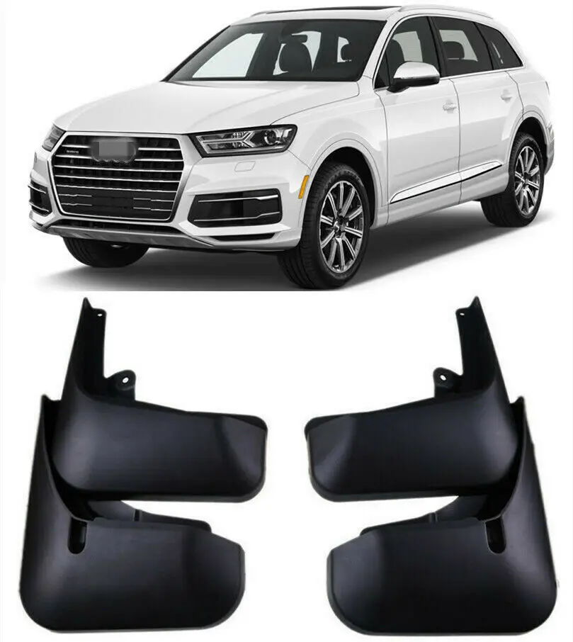 4 шт. передние и задние Автомобильные Брызговики для Audi Q7 2016 2017 2018 2019|Грязезащита| |