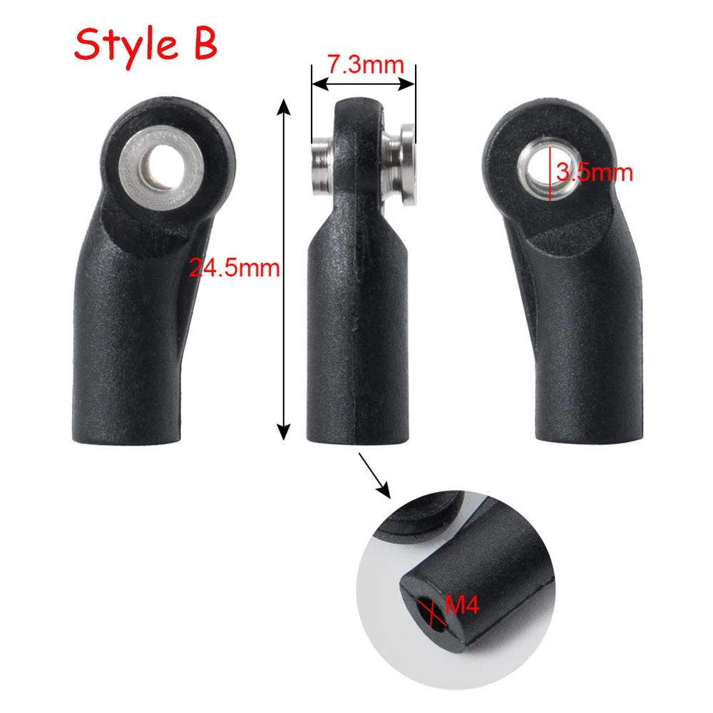 yeahrun 10 шт пластик m4 шарнирный держ