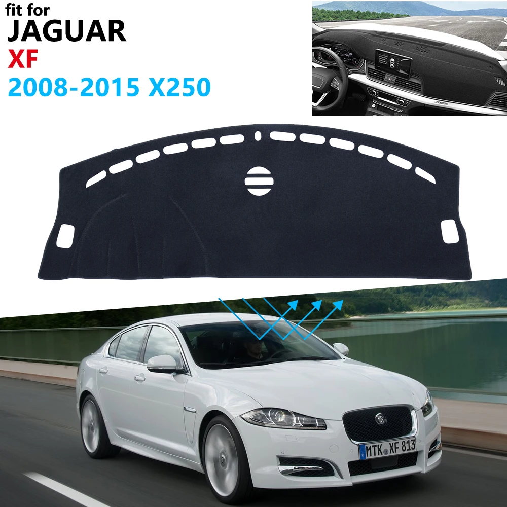 Защитная накладка на приборную панель для Jaguar XF 2008 ~ 2015 X250 автомобильные