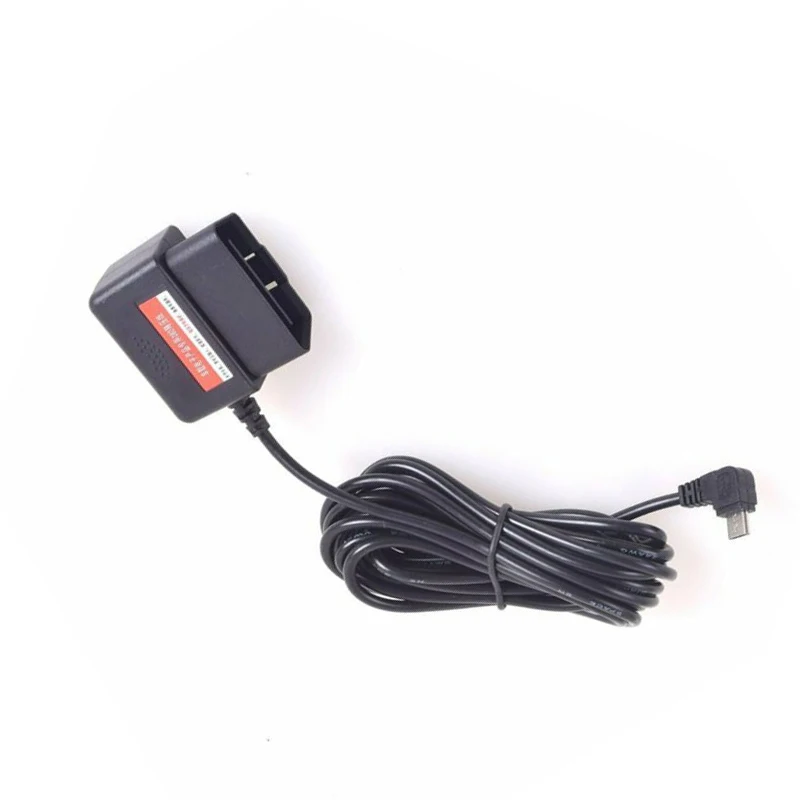 Автомобильный кабель адаптера Micro USB зарядное устройство 16-контактный порт OBD2 DIY