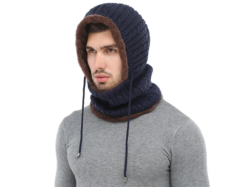 

AETRUE Winter Knitted Hat Beanie Men Beany Skullies Beanies Winter Hats For Women Men Caps Gorras Bonnet Mask Brand Hats 2019