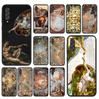 art fresco michelangelo for samsung galaxy a90 a80 a70 s a60 a50s a30 s a40 s a2 a20e a20 s a10s a10 e soft phone case