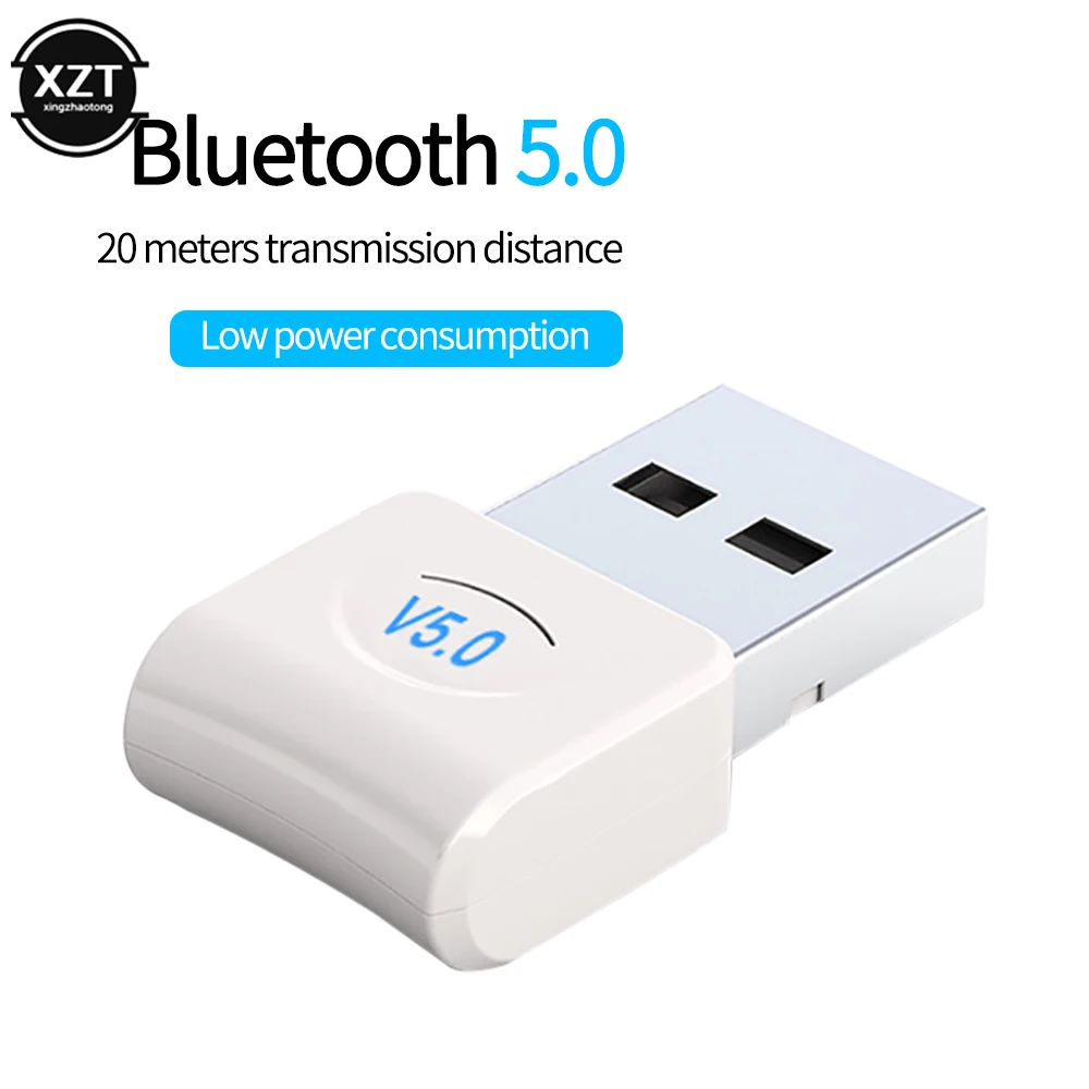 Новый USB Bluetooth-адаптер V5.0 подходит для ПК компьютера ноутбука беспроводной