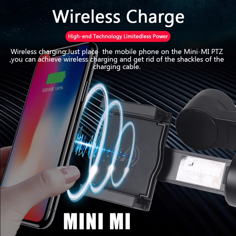 Ручной Стабилизатор MOZA MINI MI S 3 осевой шарнирный стабилизатор для смартфона iPhone X