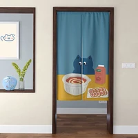 cartoon lovely cloth curtain bedroom half panel curtain home decoration cover ugly blackout curtain kitchen door curtain