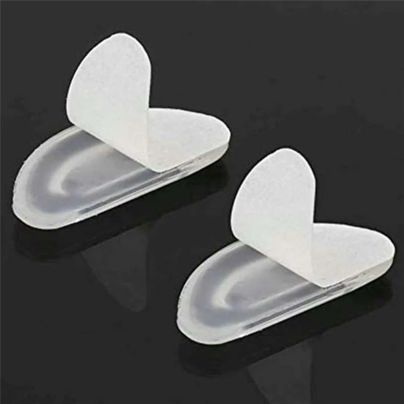 

1Pair Glasses Nose Pads D Shape Anti-Slip Soft Silicone Stick on Nose Pads for Eyeglasses and Sunglasses Eyewear Accessories
