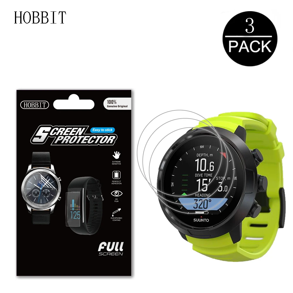 3 шт. для SUUNTO D5 DX D4F D6I D4I Novo Противоударная 7H нано Взрывозащищенная защита экрана HD