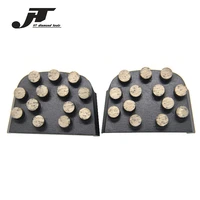 premium quality diamond grinding block with 13 round bar segments long grinding life floor pads for concrete