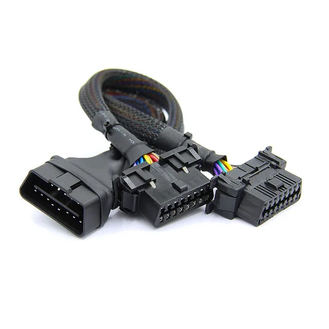 

Высококачественный Удлинительный кабель OBD2, 16-контактный штекер-гнездо для ELM 327 V1.5 для автомобиля, диагностический инструмент, сканер для д...