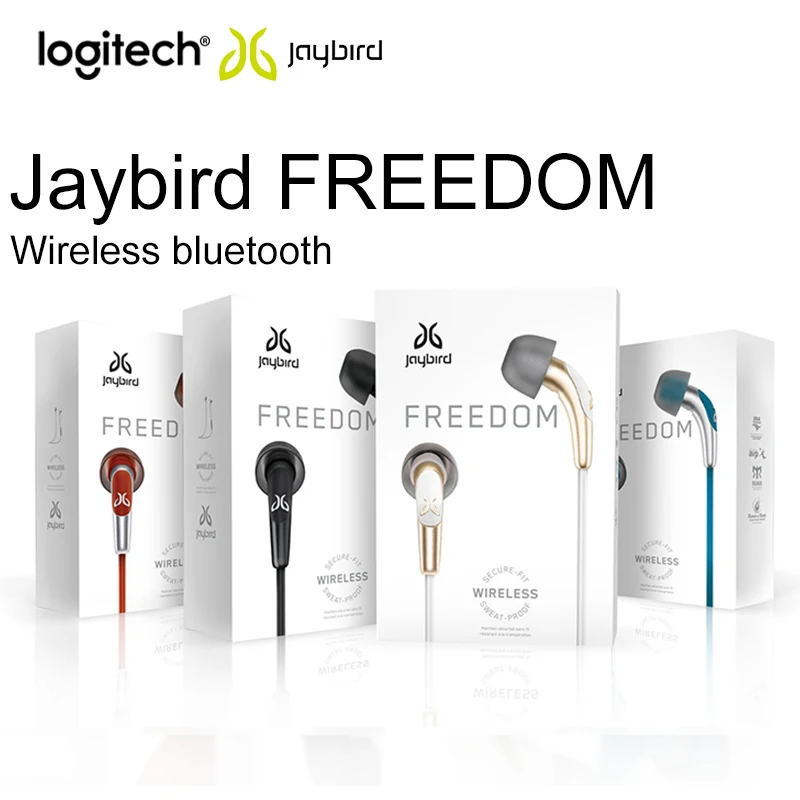Оригинальные беспроводные Bluetooth наушники Logitech Jaybird Freedom F5 спортивные вкладыши Hi Fi
