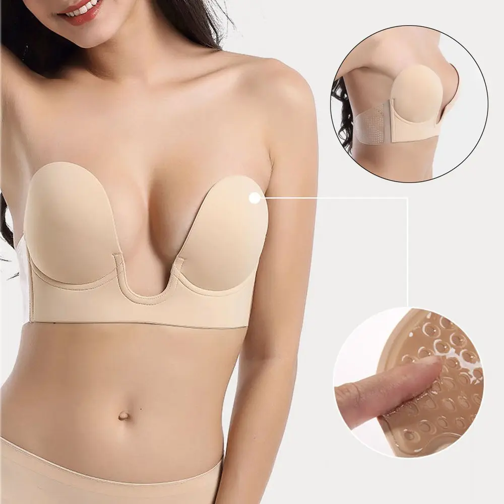 

Женское самоклеящееся нижнее белье с эффектом пуш-ап