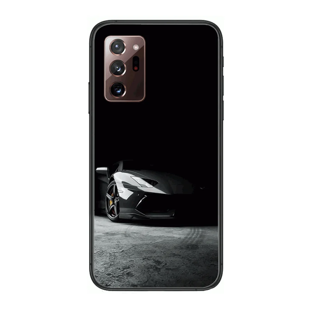 

Luxury car Supercar Lamborghini big cow calf Lamborghini Poison Phone Case cover hull For SamSung note20 10 9 8 4 pro plus