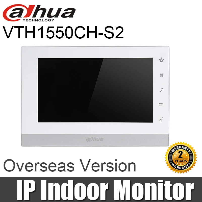 Новинка внутренний монитор Dahua сенсорный экран 7 дюймов IP видеодомофон слот для SD