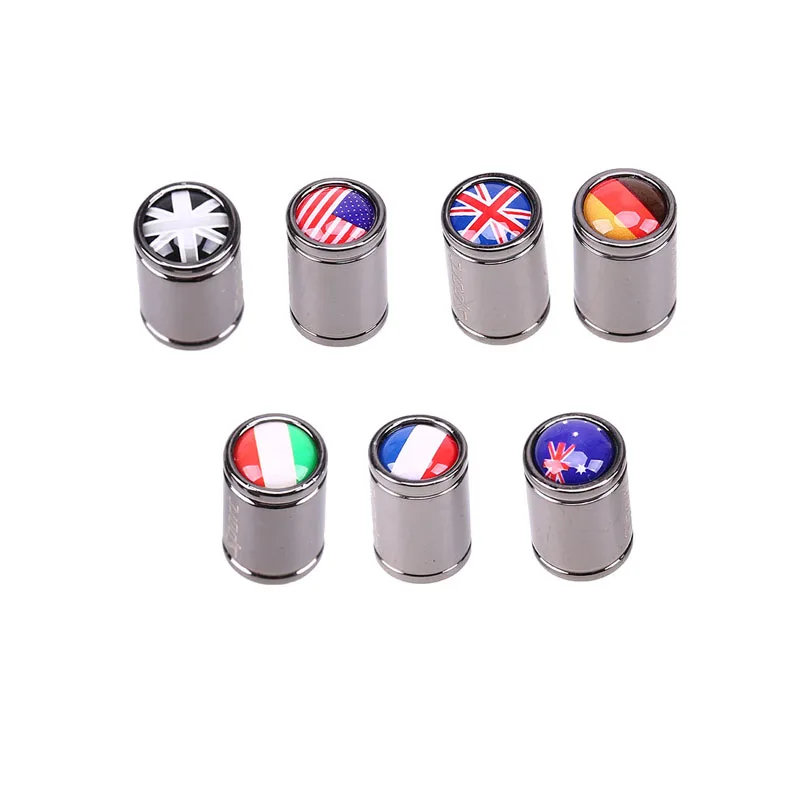 Универсальные колпачки на клапан для автомобильных шин 4 шт./компл. черный 7